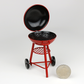 Round Red Barbecue Grill