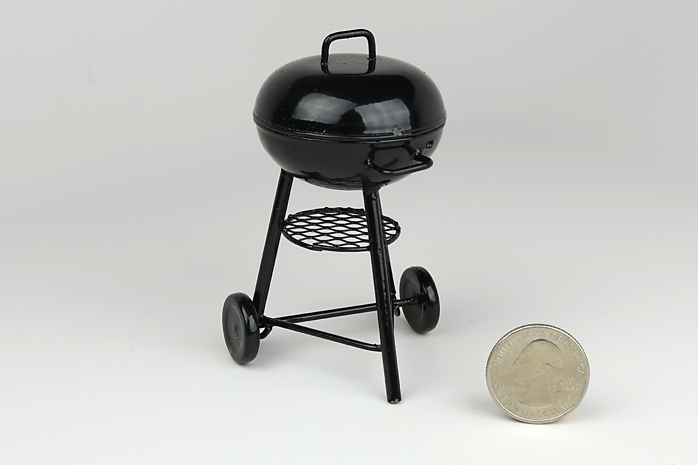 Round Black Barbecue Grill