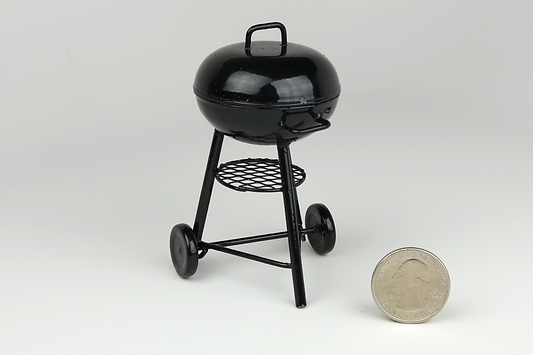 Round Black Barbecue Grill
