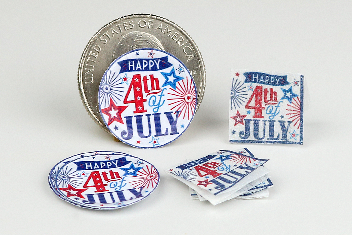 Stars and Stripes Paper Plates & Napkins Set