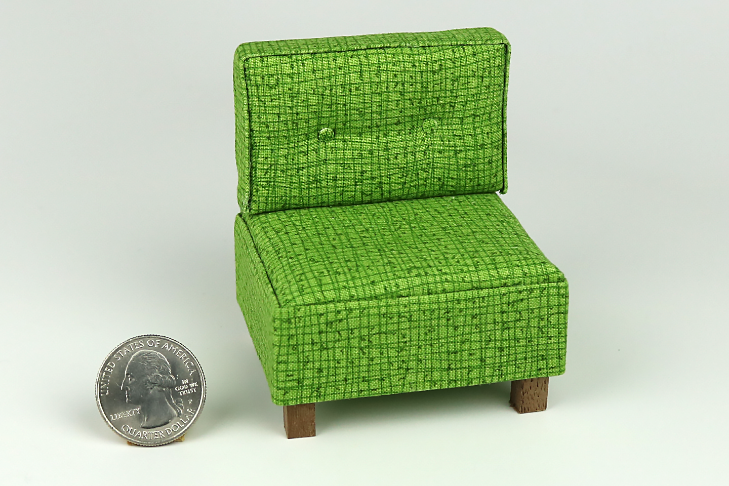 Mid-Century Modern Side Chair in "Sprout"