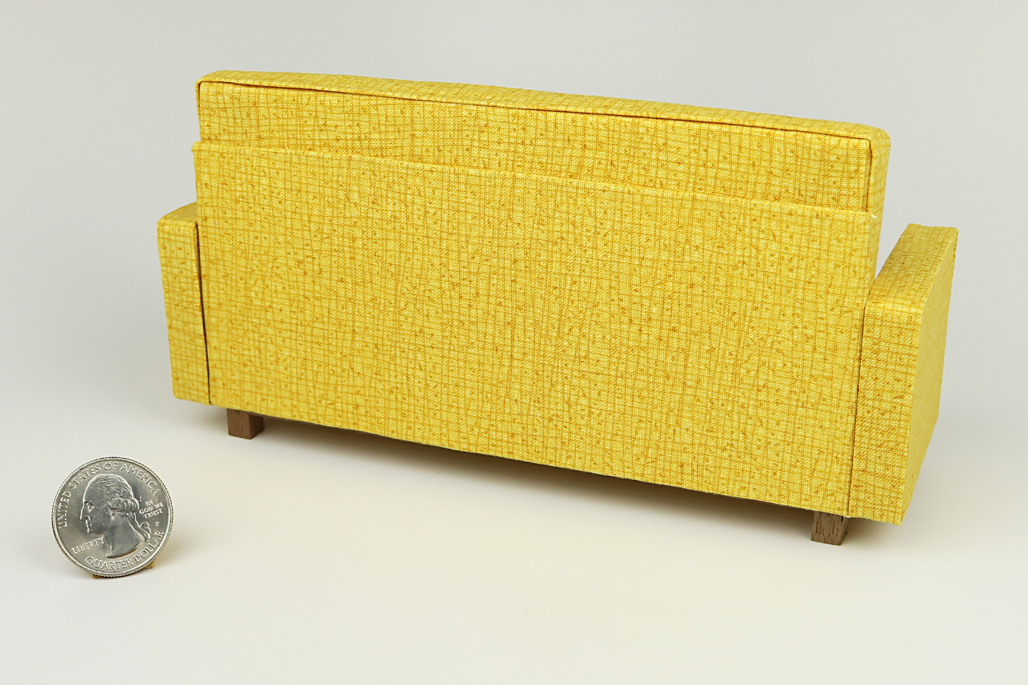 Mid-Century Modern Living Room in "Maize"
