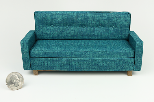 Mid-Century Modern Living Room in "Lagoon"