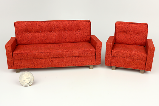 Mid-Century Modern Living Room in "Paprika"