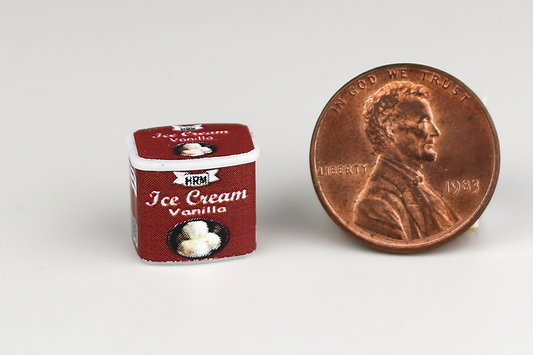 Vanilla Ice Cream Container