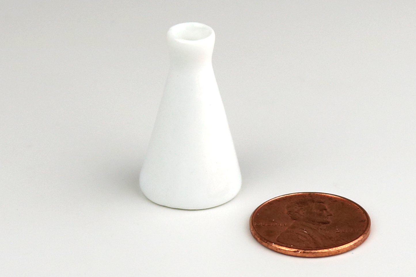 White Tapered Vase