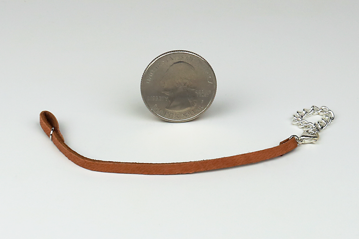 Leather Dog Leash in Brown