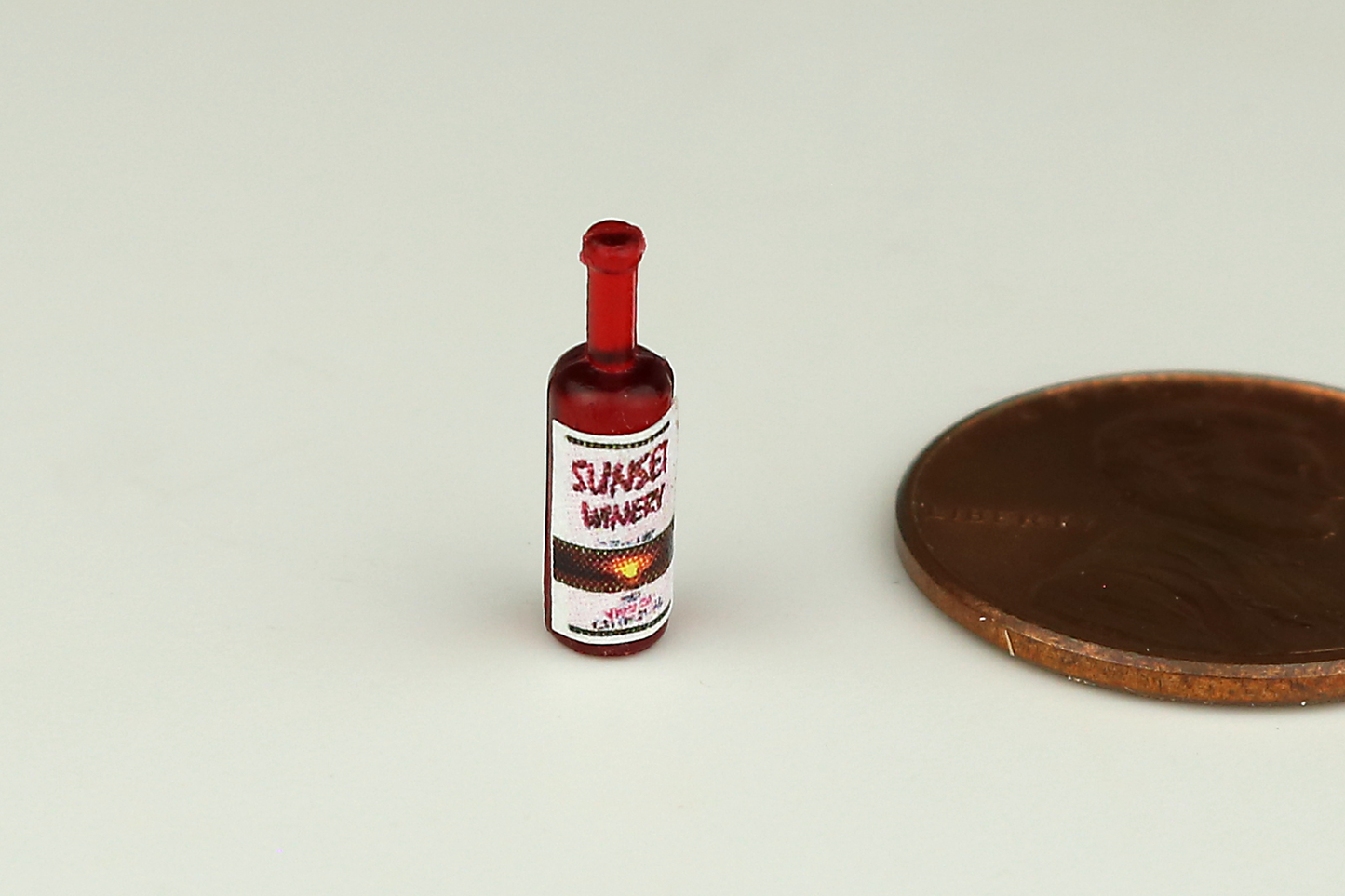 Red Wine Bottle (Half Scale)