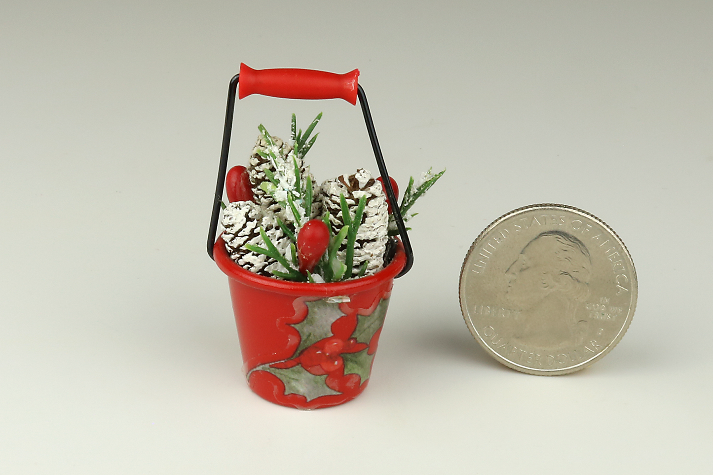 Holiday Pinecone Bucket