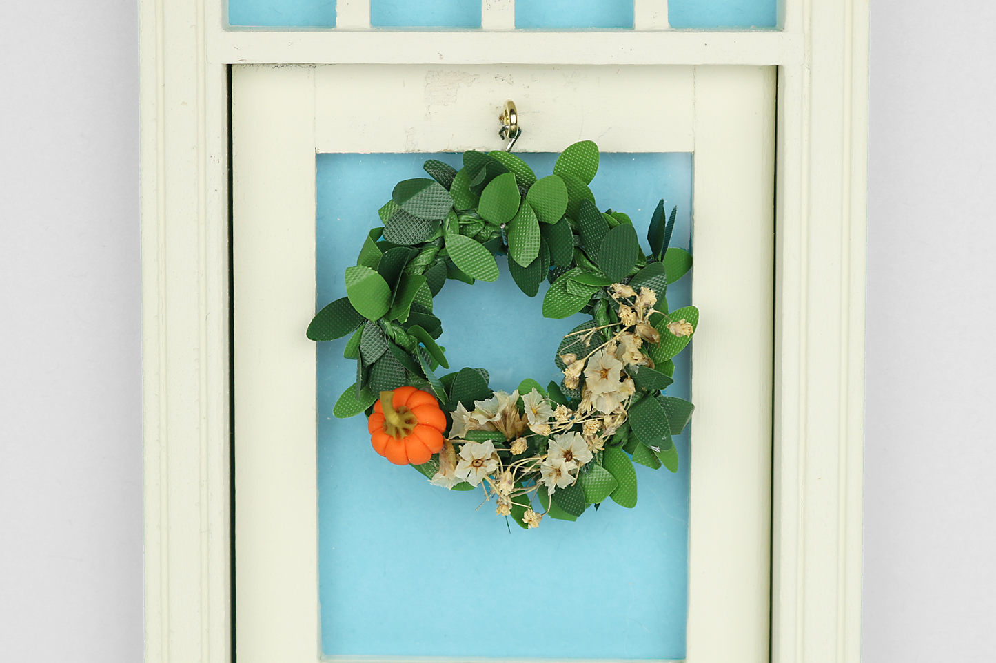 Tiny Pumpkin Autumn Wreath