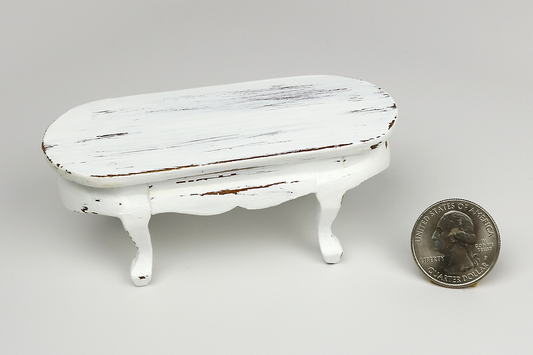 Antique-style White Coffee Table