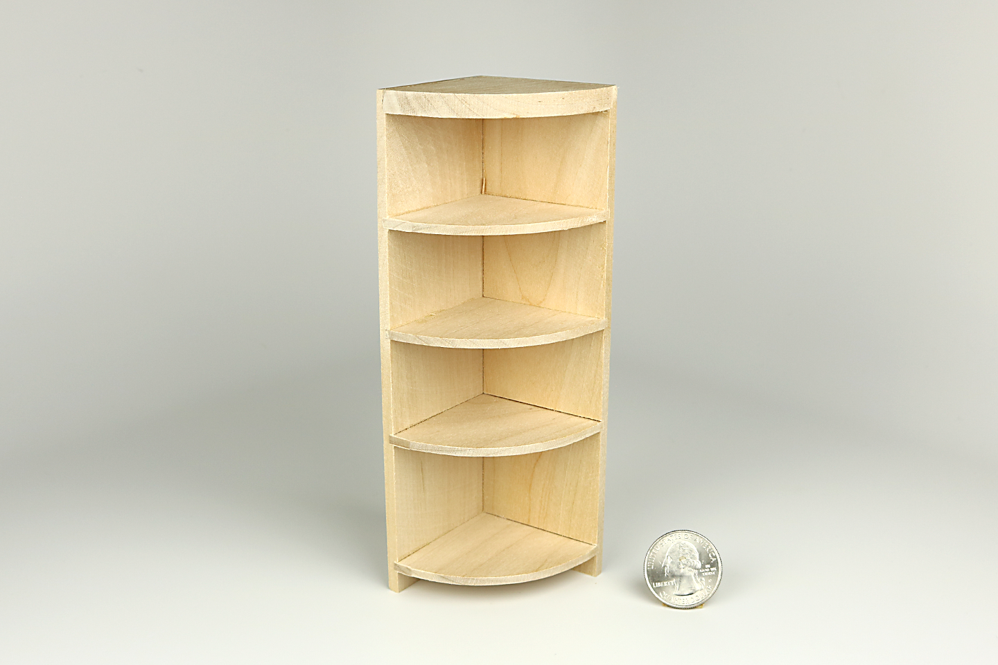 Unpainted Corner Cabinet