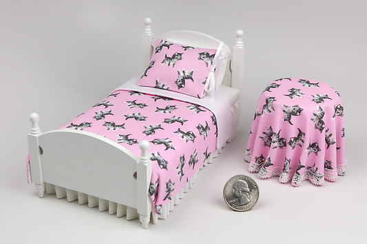 Prancing Pink Kitties Bedroom