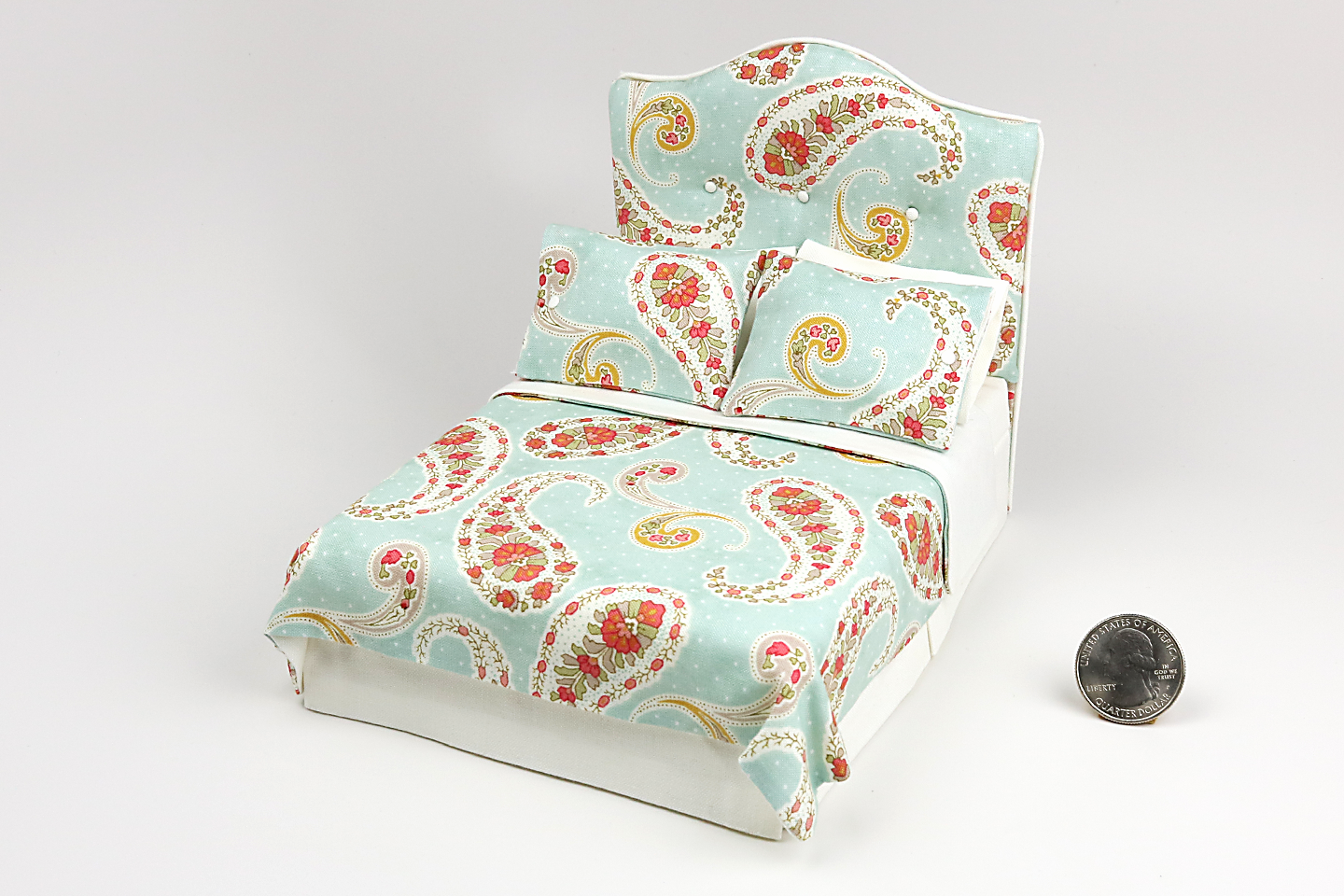 Paisleys of Pale Blue Double Bed