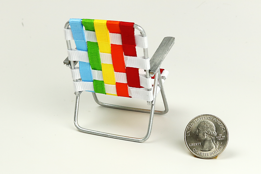 Woven Beach Chair in Rainbow
