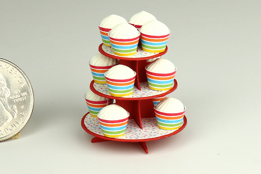 Cupcake Stand Kit in Confetti