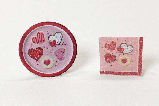 Valentine's Day Paper Plates & Napkins Set