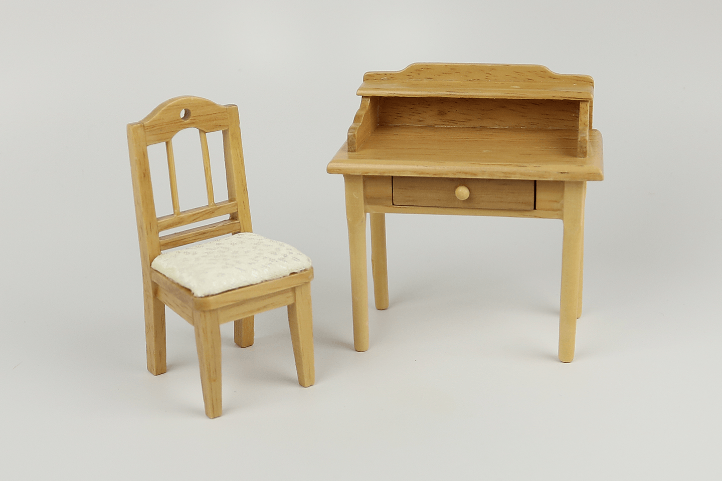 Small Oak Desk and Chair