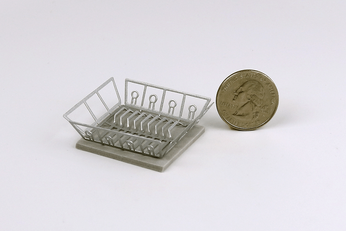 Dish Drain Rack in Grey