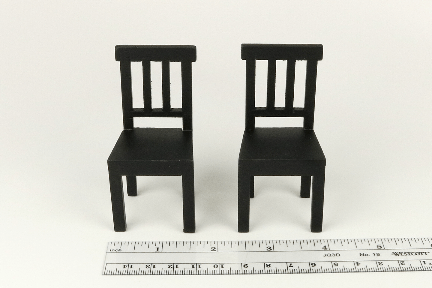 Modern Black Table and Chairs Set