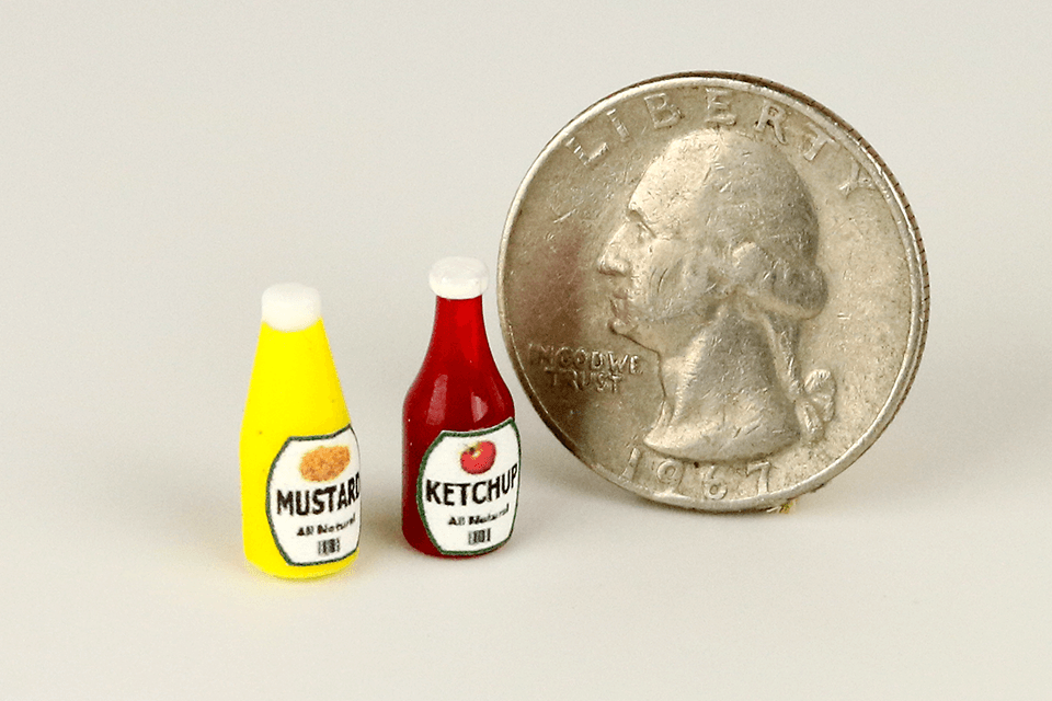 Ketchup and Mustard Bottles