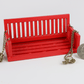 Porch Swing in Red