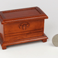 Wooden Chest with Papered Interior
