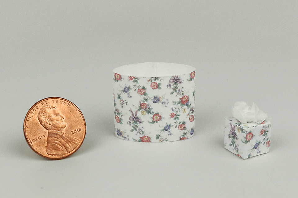 Tissue Box and Wastepaper Basket Set (Various Patterns)