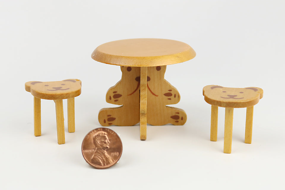 Bear Table and Chairs