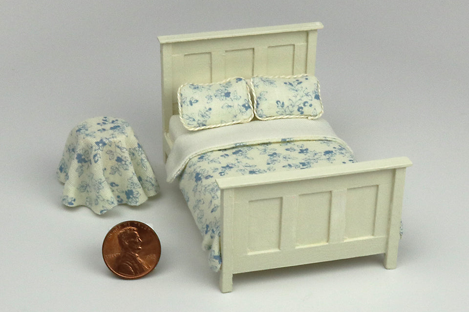 Garden Blues Shaker Bedroom (Half Scale)