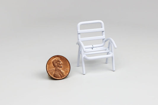White Beach Chair (Half Scale)