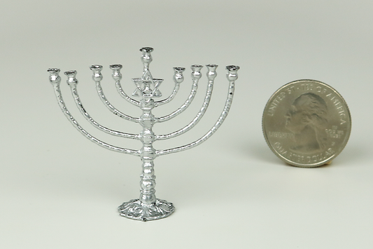 Silver Menorah