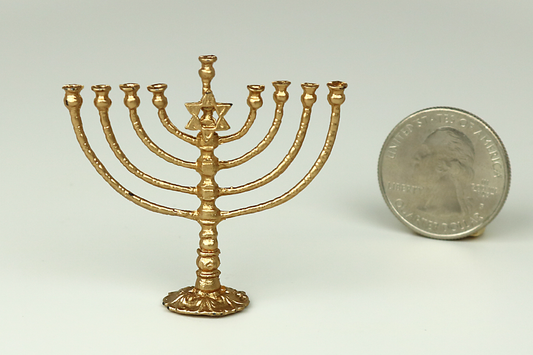 Gold Menorah