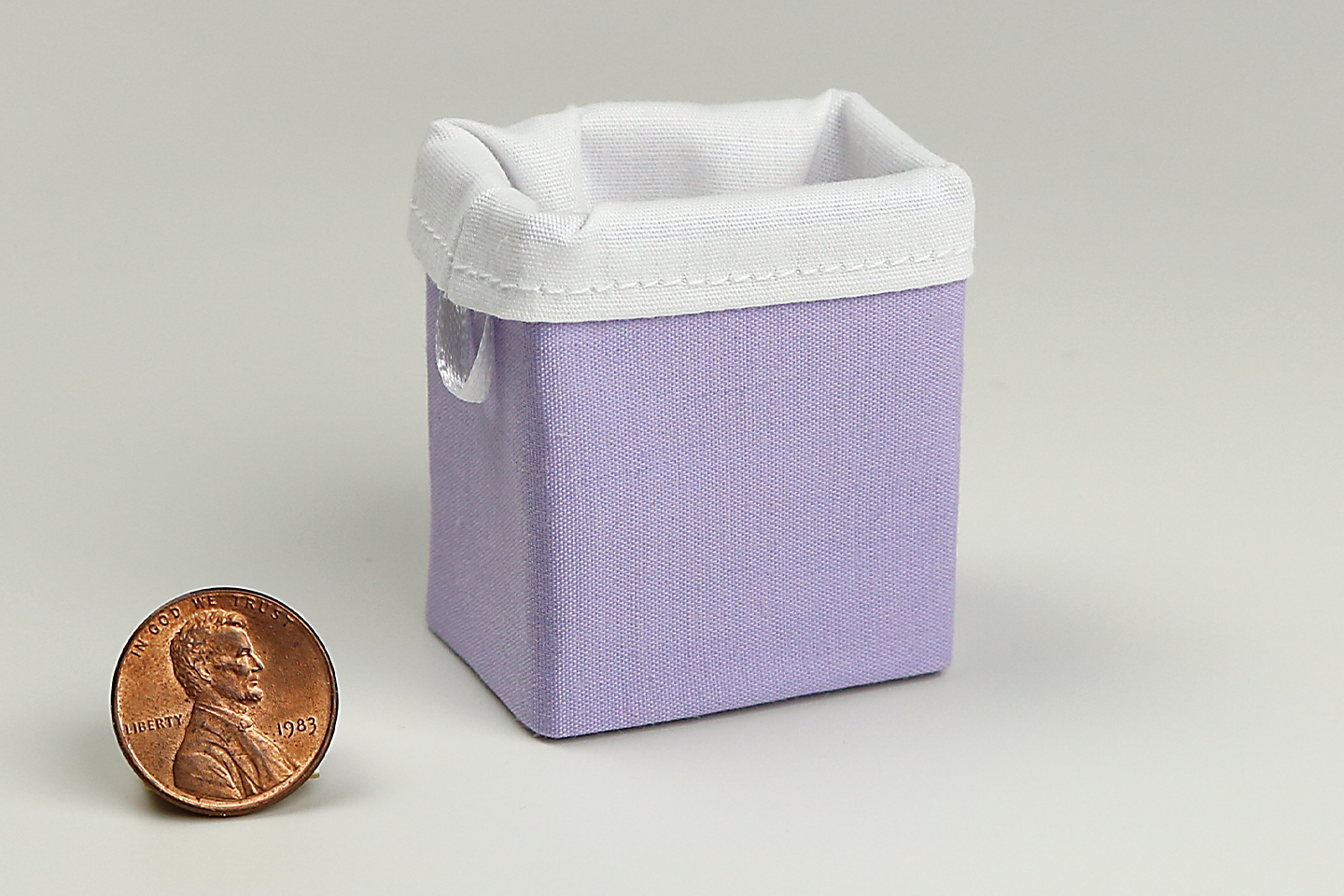 Modern Clothes Hamper in Lavender