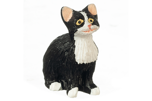 Tuxedo Cat, Sitting
