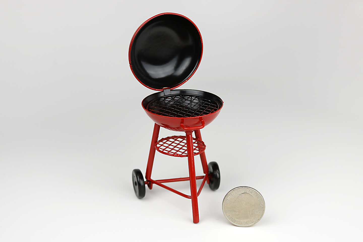 Round Red Barbecue Grill
