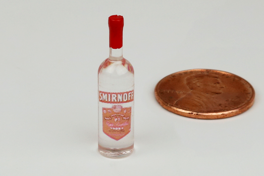 Mini Vodka Bottle (Red)