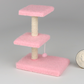 Tri-Level Cat Tower in Pink
