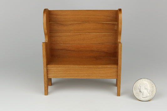 Solid Cherry Wood Shaker Settee