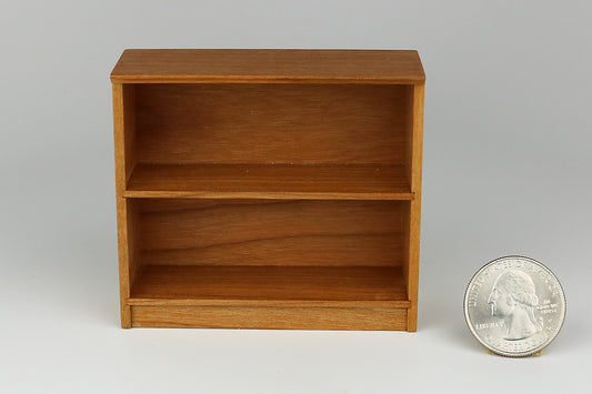 Solid Cherry Wood Low Bookshelf