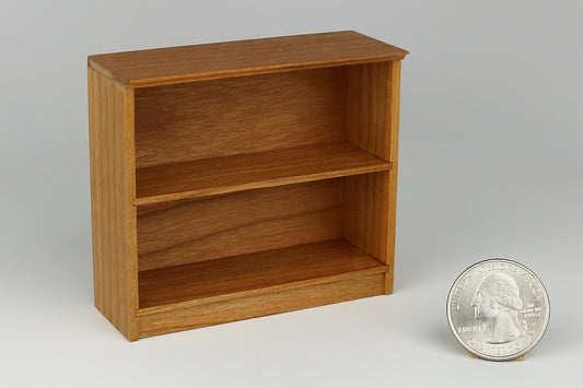 Solid Cherry Wood Low Bookshelf