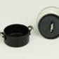 Small Black Pot with Lid