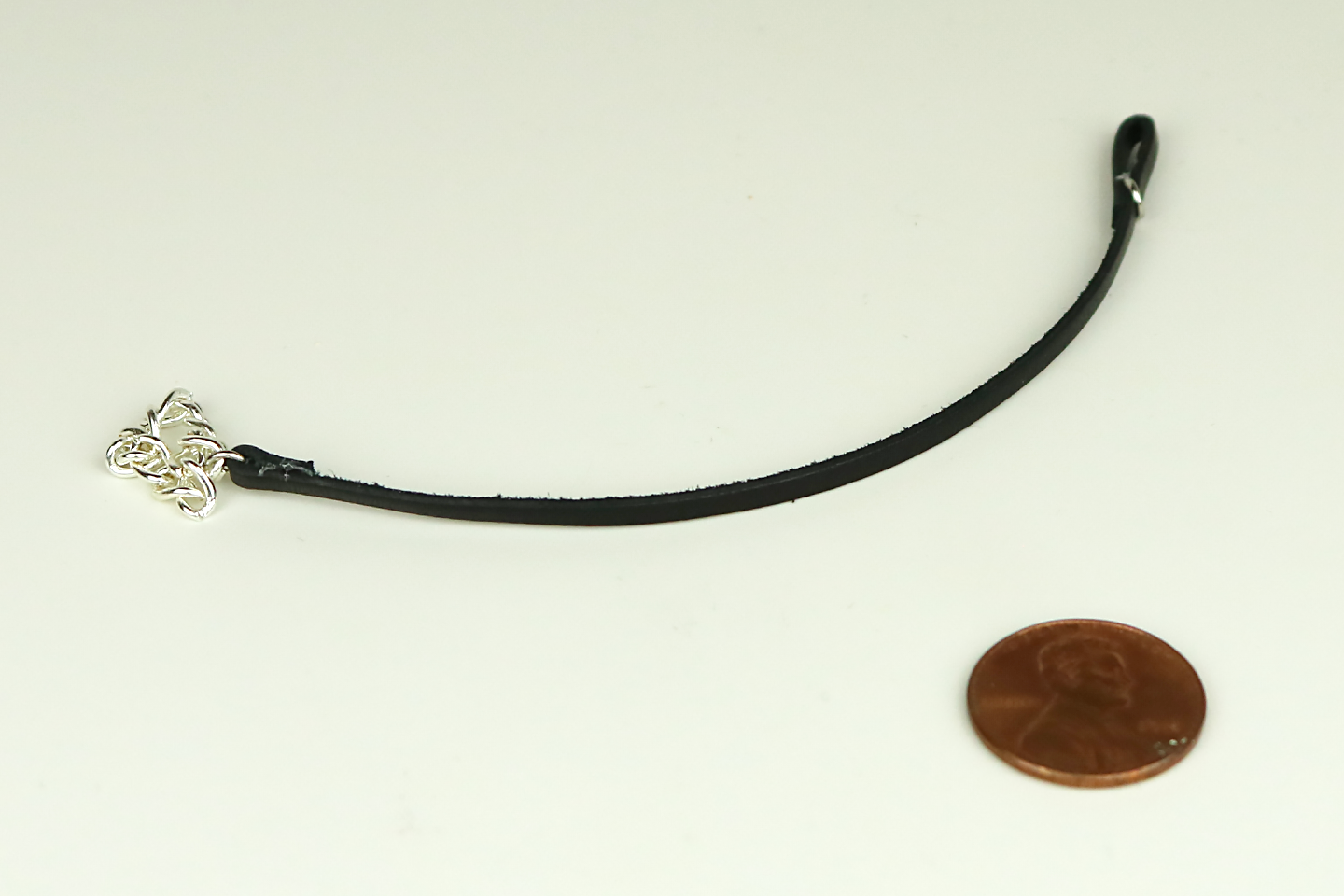 Black Leather Dog Leash