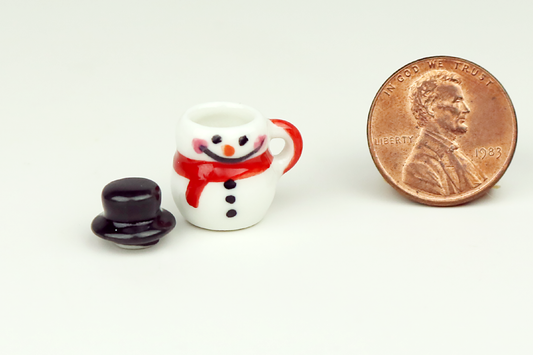 Snowman Mug with Top Hat