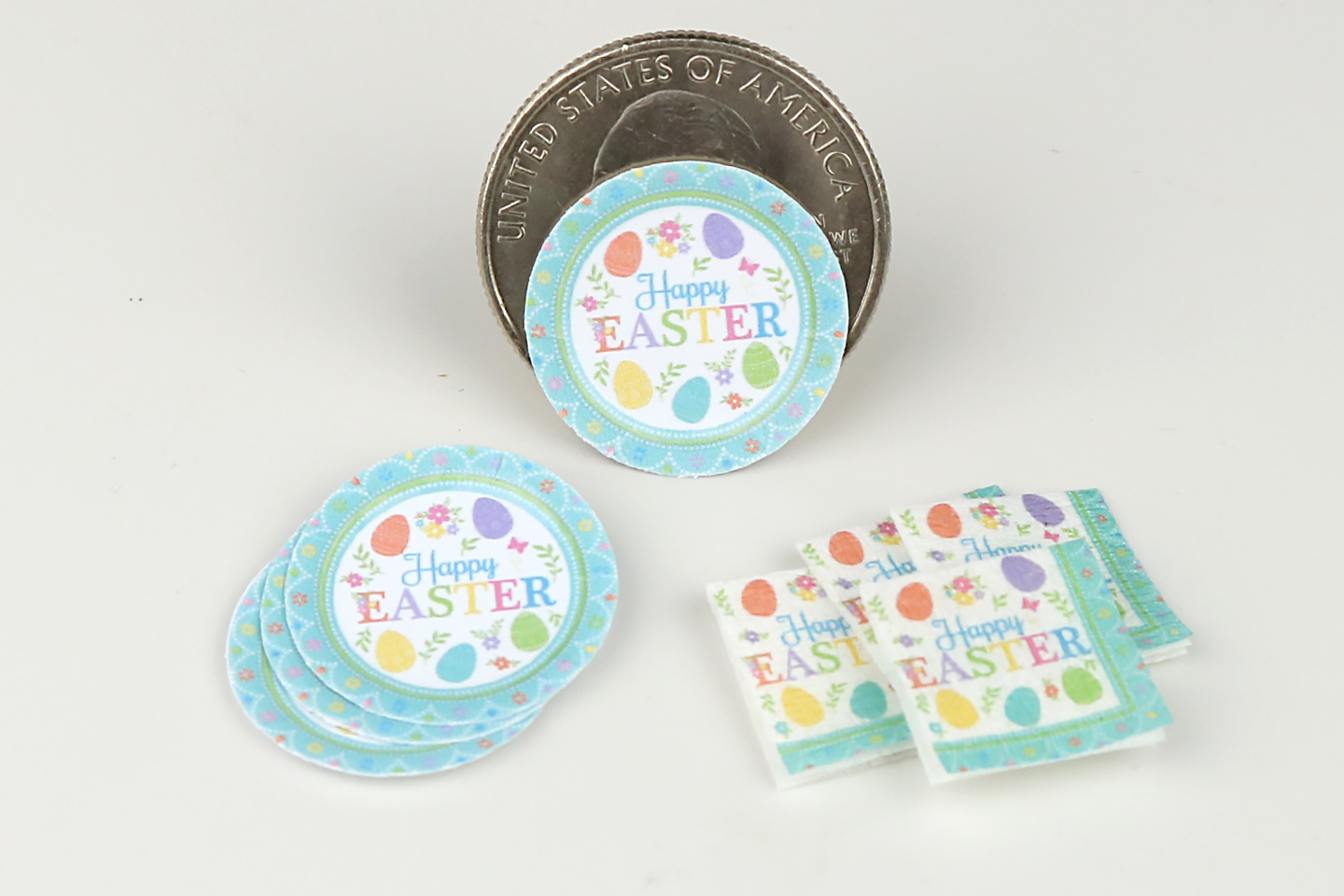 Happy Easter Paper Plates & Napkins Set