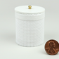 Lidded Clothes Hamper in White