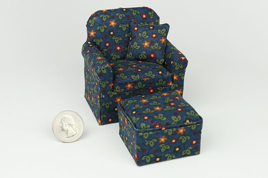 Spruce Hill Chair with Ottoman