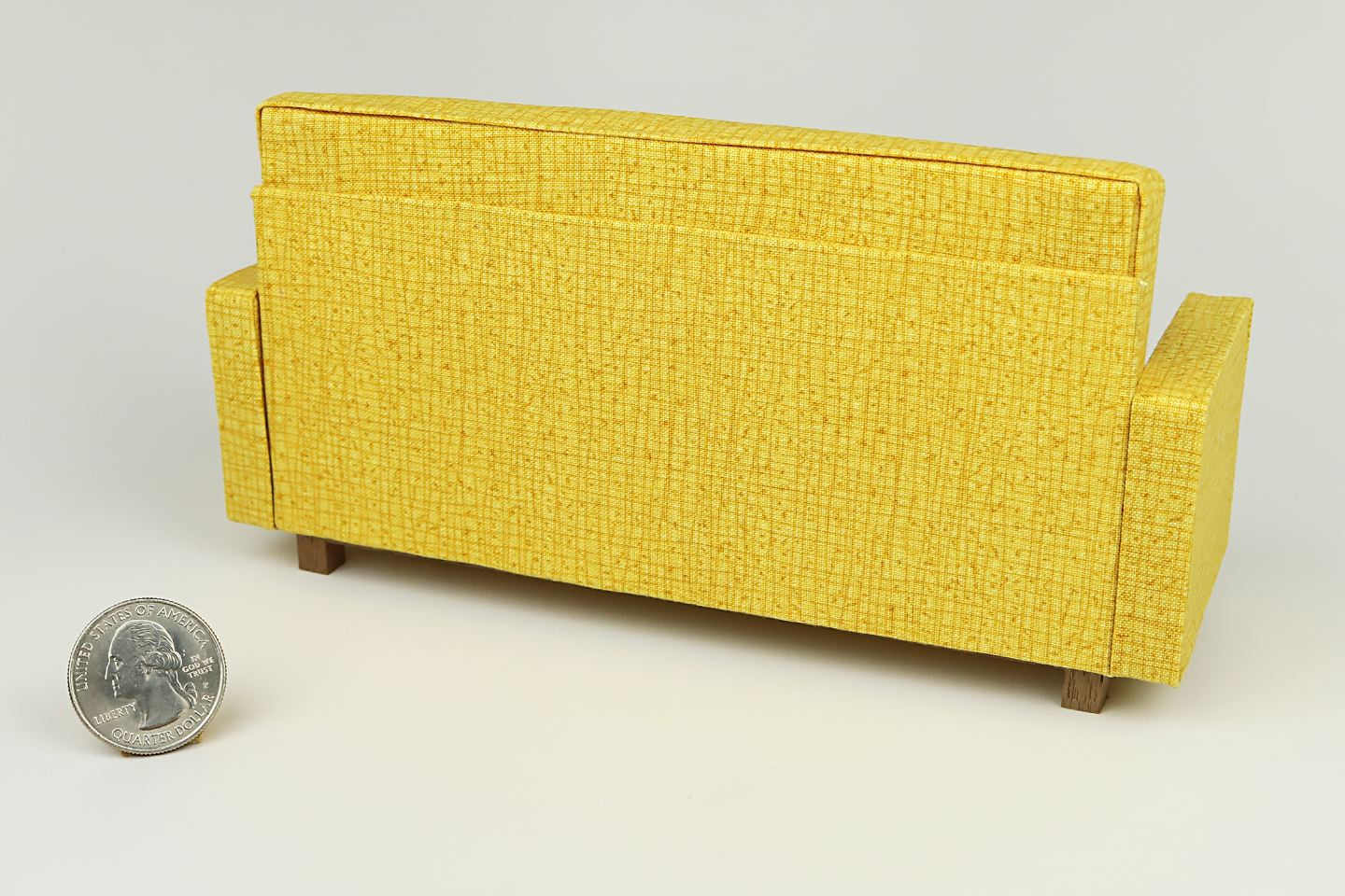 Mid Century Modern Living Room in "Maize"