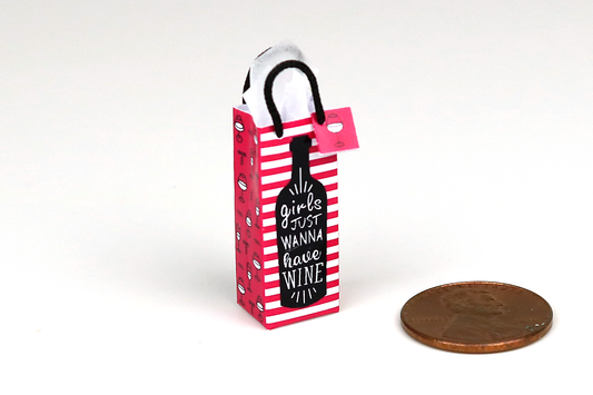Just Wanna Have Wine Bottle Gift Bag