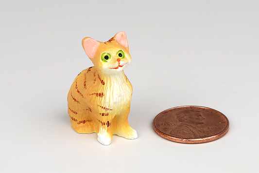 Sitting Orange Cat